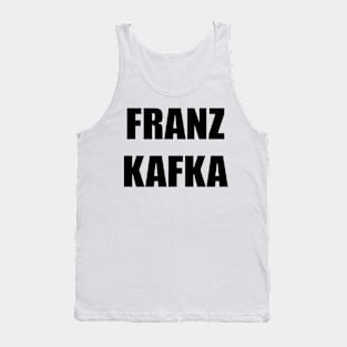 franz kafka Black And White Logo Tank Top